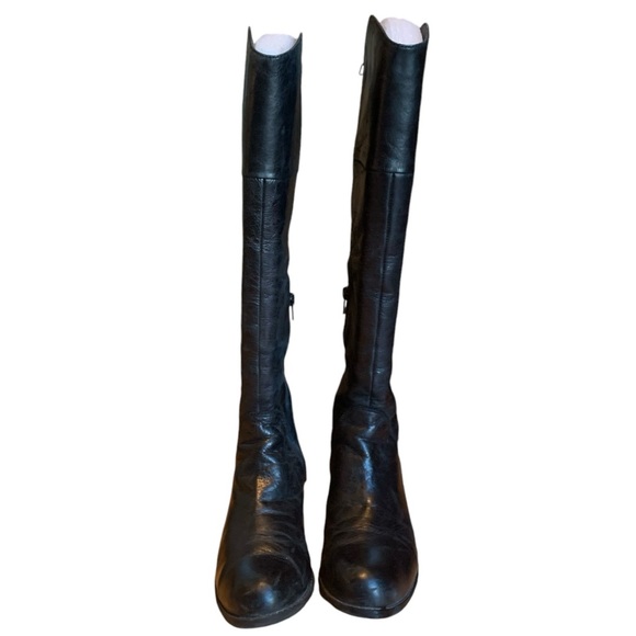 Women’s Genuine Leather Malino Knee High Tall in Black Size 7.5 US - Picture 3 of 14